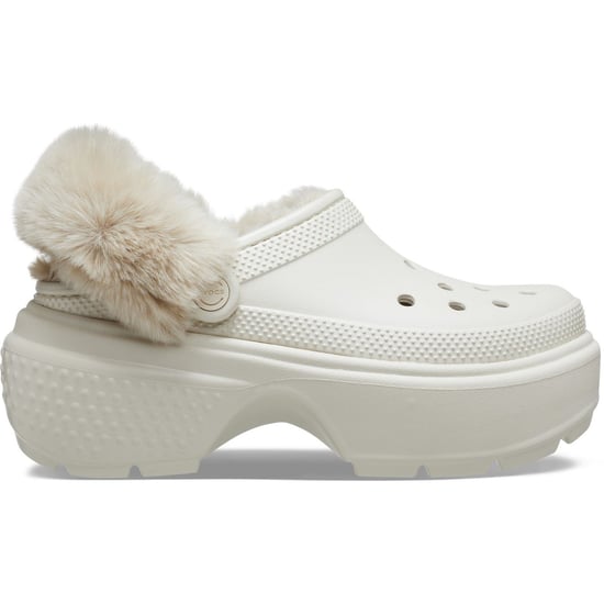Stomp Lined Pantoletten - Crocs - Thermoplastik - Weiß - Image 6