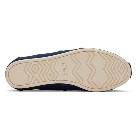 TOMS Alpargata 100% Baumwoll-Damenesspadrilles In Marineblau - Image 3