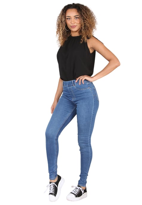 New Look Damen Emilee Jeggings in Blau - Image 5