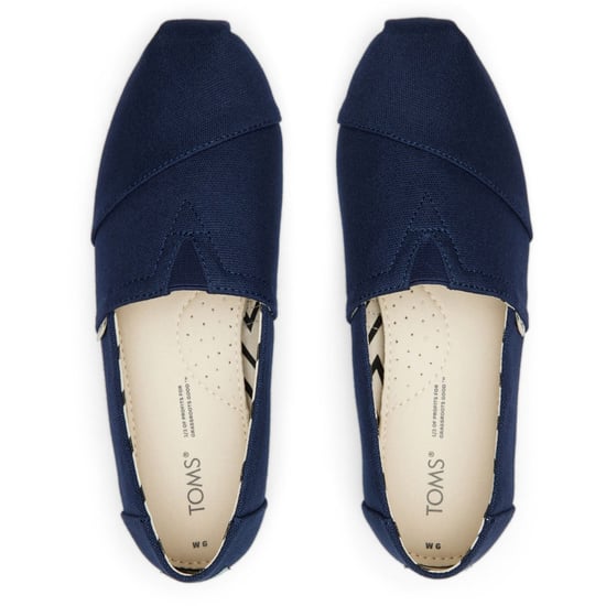 TOMS Alpargata 100% Baumwoll-Damenesspadrilles In Marineblau - Image 4
