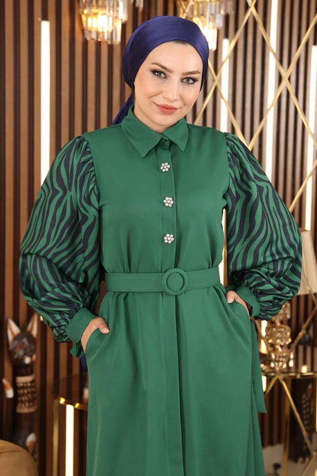 Stein gemustertes Abaya - Image 2