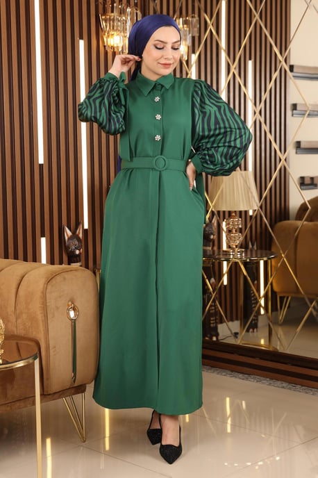 Stein gemustertes Abaya - Image 3