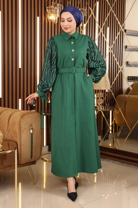 Stein gemustertes Abaya - Image 4