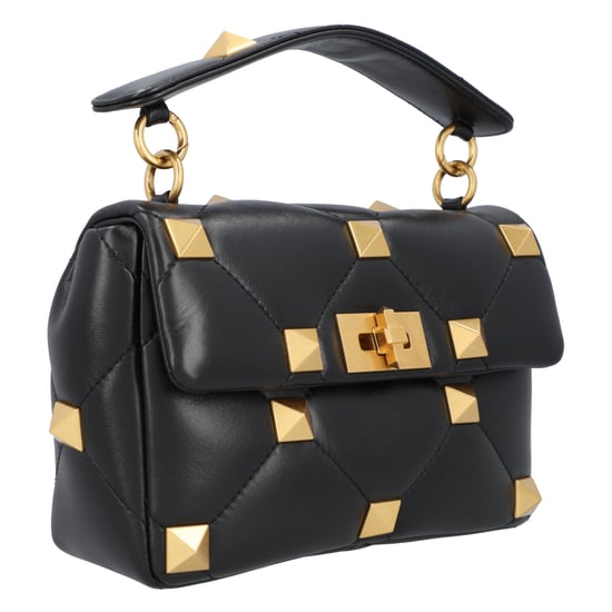 Valentino mit Nieten verzierte Lederhandtasche - Image 2