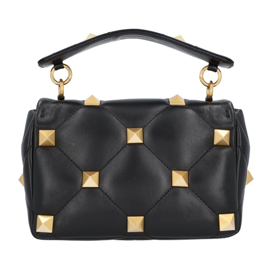 Valentino mit Nieten verzierte Lederhandtasche - Image 3