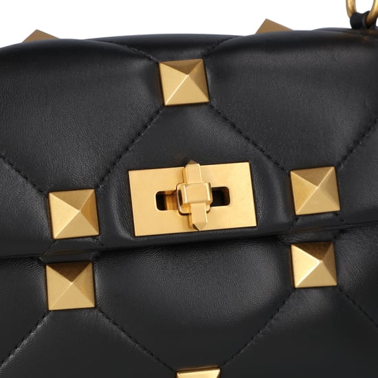 Valentino mit Nieten verzierte Lederhandtasche - Image 4