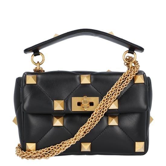 Valentino mit Nieten verzierte Lederhandtasche - Image 5