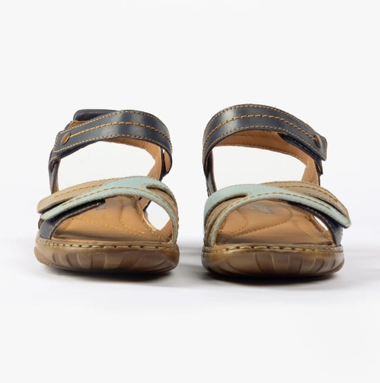DEBRA 62 Damen Sandalen Indigo-Multi - Image 6