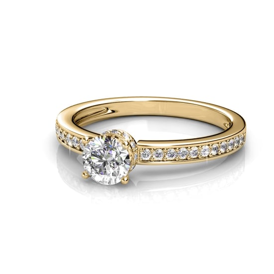Elise Ring - Gold und Kristall - Image 3