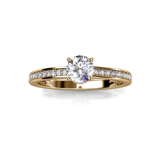 Elise Ring - Gold und Kristall - Image 4