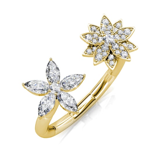 Fraternal Bloom Ring - Gold und Kristall - Image 1