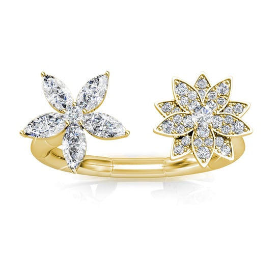 Fraternal Bloom Ring - Gold und Kristall - Image 4