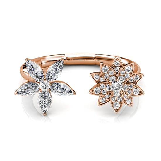 Fraternal Bloom Ring – Roségold und Kristall - Image 2