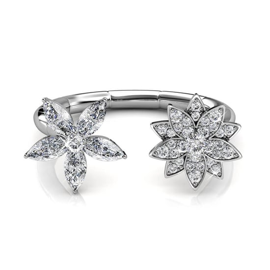 Fraternal Bloom Ring - Silber und Kristall - Image 2