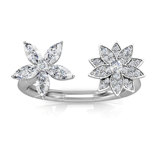Fraternal Bloom Ring - Silber und Kristall - Image 4