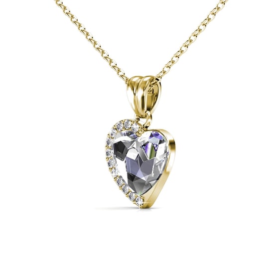 Anhänger „Fond Love“ – Gold und Kristall - Image 2