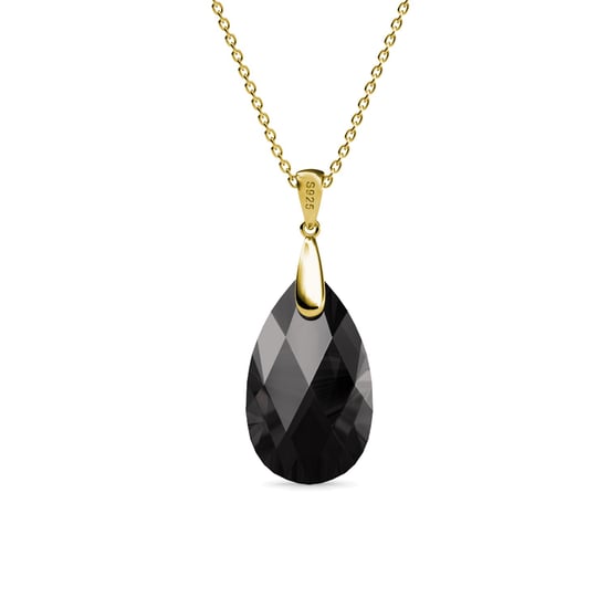 Regentropfen-Anhänger - Gold und Schwarz - Image 3