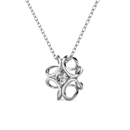 Narzissenanhänger - Silber und Kristall - Image 2