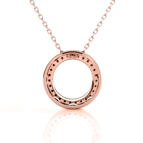 Ophir Anhänger - Roségold und Kristall - Image 4