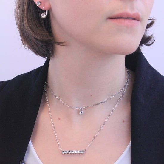 Myriad Birthe Stone Anhänger - Silber und Kristall - Image 2