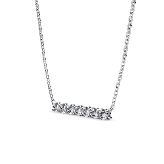 Myriad Birthe Stone Anhänger - Silber und Kristall - Image 3