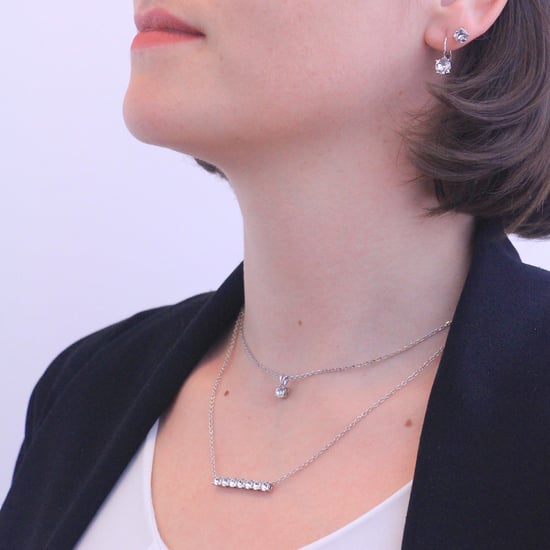 Myriad Birthe Stone Anhänger - Silber und Kristall - Image 6