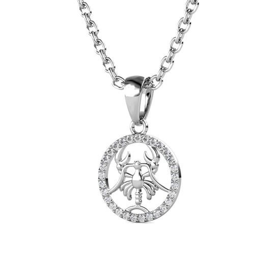 Krebs Sternzeichen Anhänger - Silber und Kristall - Image 3