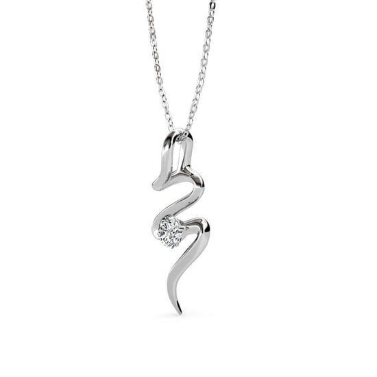 Spiralanhänger - Silber und Kristall - Image 3