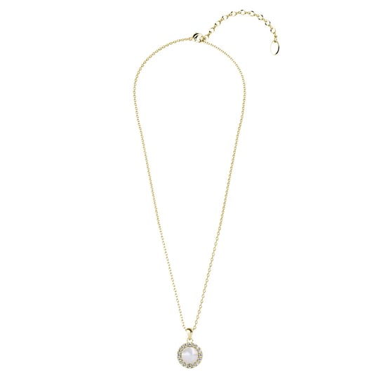 Perlenanhänger mit Reif - Gold und Kristall - Image 4