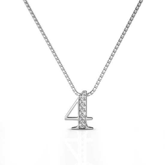 Anhänger Nummer 4 - Silber und Kristall - Image 1