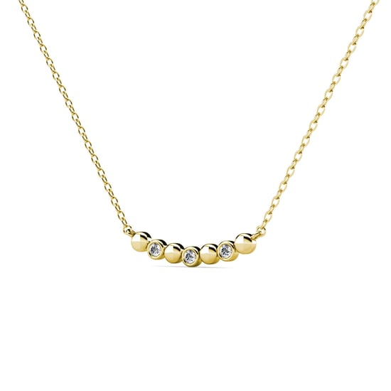 Evelyne Anhänger - Gold und Kristall - Image 2
