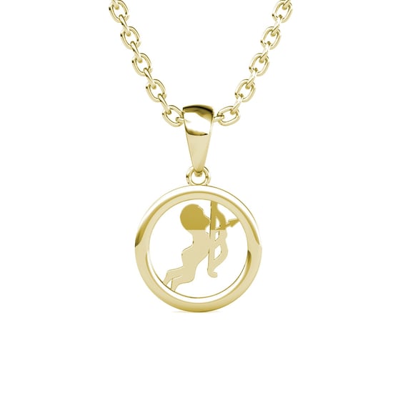 Schütze Sternzeichen Anhänger - Gold und Kristall - Image 3