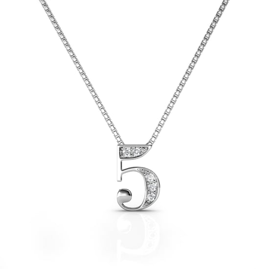 Anhänger Nummer 5 - Silber und Kristall - Image 1
