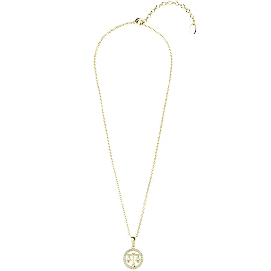Anhänger Sternzeichen Waage - Gold und Kristall - Image 4