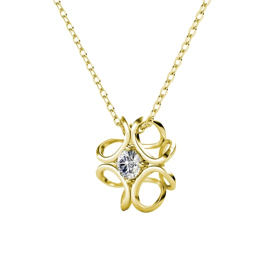 Narzissenanhänger - Gold und Kristall - Image 2