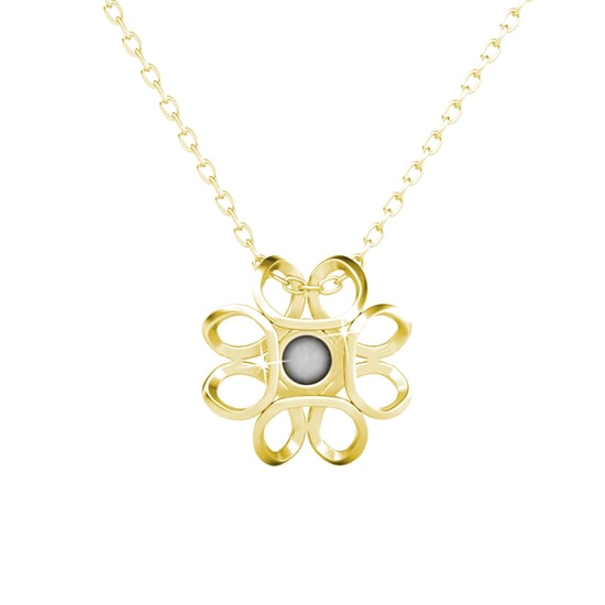 Narzissenanhänger - Gold und Kristall - Image 4