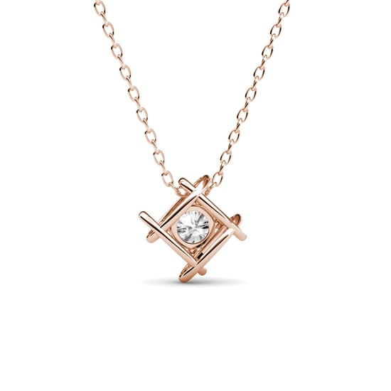 Roxy Anhänger - Roségold und Kristall - Image 3