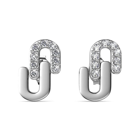 Union Ohrringe - Silber und Kristall - Image 2