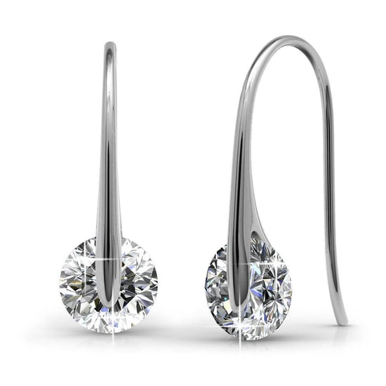 Edle Ohrringe - Silber und Kristall - Image 1
