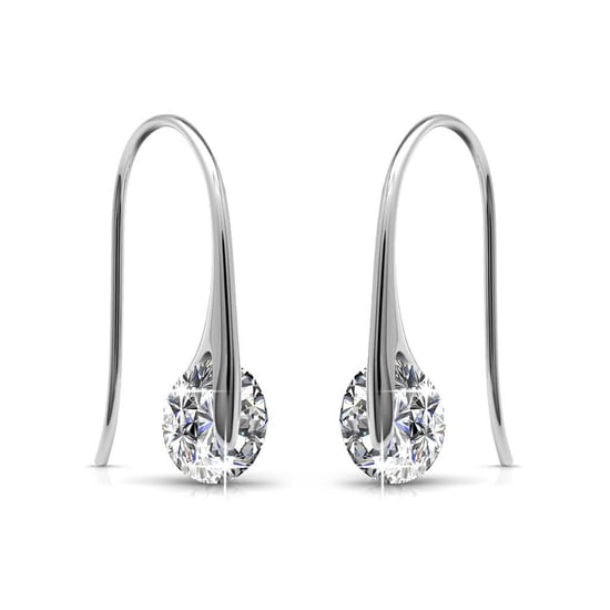 Edle Ohrringe - Silber und Kristall - Image 3