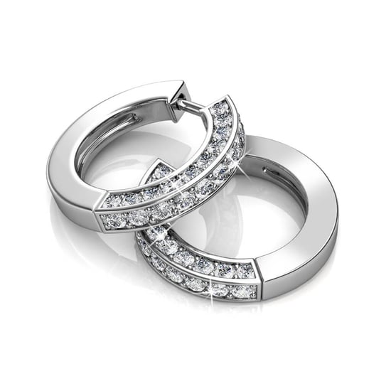 Perry Ohrringe - Silber und Kristall - Image 4