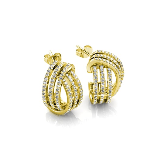 Cherish Ohrringe - Gold und Kristall - Image 2