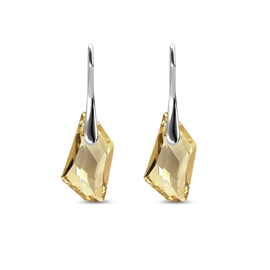 Silberne Ritterohrringe - Silber und Bernstein - Image 2
