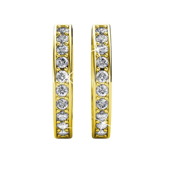 Perry Ohrringe - Gold und Kristall - Image 3