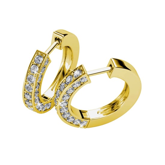 Perry Ohrringe - Gold und Kristall - Image 4