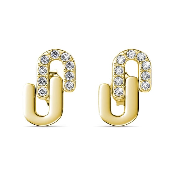 Union Ohrringe - Gold und Kristall - Image 2