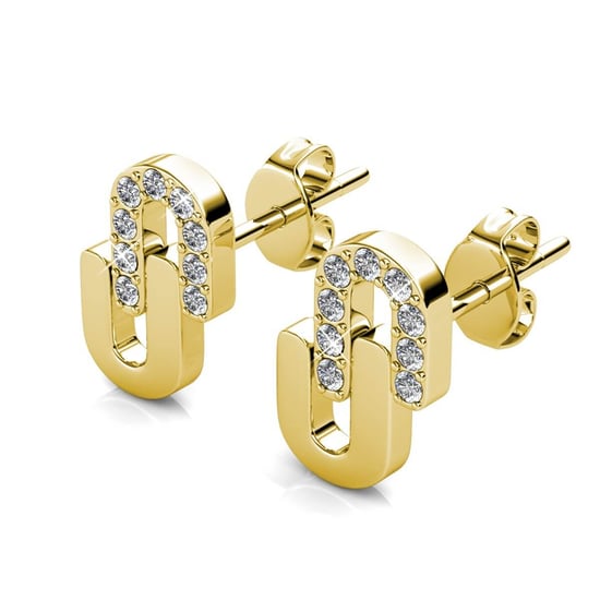 Union Ohrringe - Gold und Kristall - Image 3