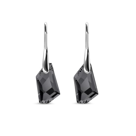 Silberne Ritterohrringe - Silber und Schwarz - Image 2