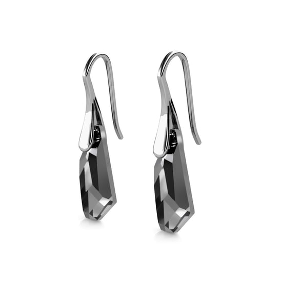 Silberne Ritterohrringe - Silber und Schwarz - Image 3