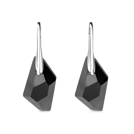 Silberne Ritterohrringe - Silber und Schwarz - Image 4